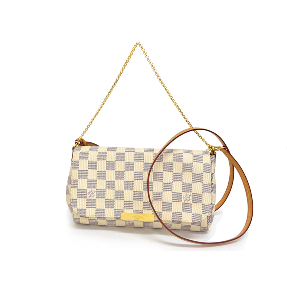 Louis Vuitton Favorite PM Messenger Bag Damier Azur